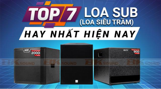 Top 7 loa sub (loa siêu trầm) hay nhất hiện nay
