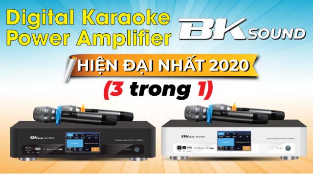Amply kỹ thuật số hiện đại nhất 2020: Digital Karaoke Power Amplifier BKSound