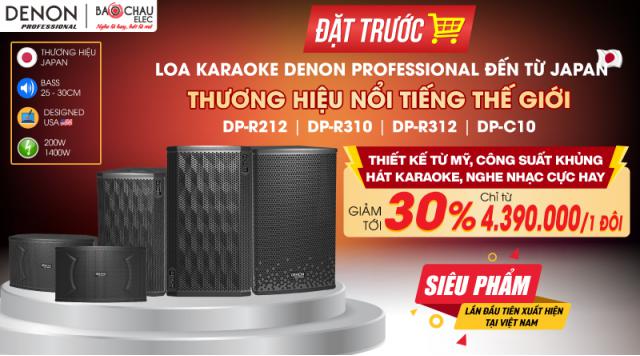 Đặt trước siêu phẩm Loa Denon Professional Hot New giảm SỐC lên tới 30%