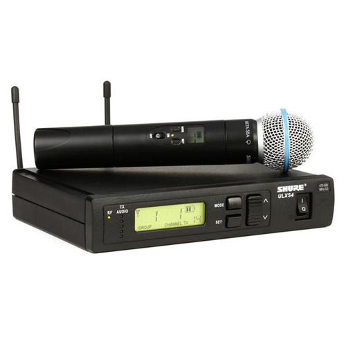Bộ micro Shure ULXS24/BETA58, gồm 1 đầu thu, 1 tay micro không dây (Giá 1 bộ) Bộ micro Shure ULXS24/BETA58, gồm 1 đầu thu, 1 tay micro không dây (Giá 1 bộ)