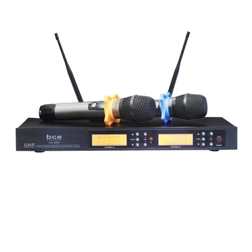 Micro không dây BCE U900, gồm 1 đầu thu, 2 tay micro không dây (Giá 1 bộ)