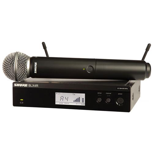 Micro Shure BLX24RA/PG58, gồm 1 đầu thu, 1 tay micro không dây (Giá 1 bộ)