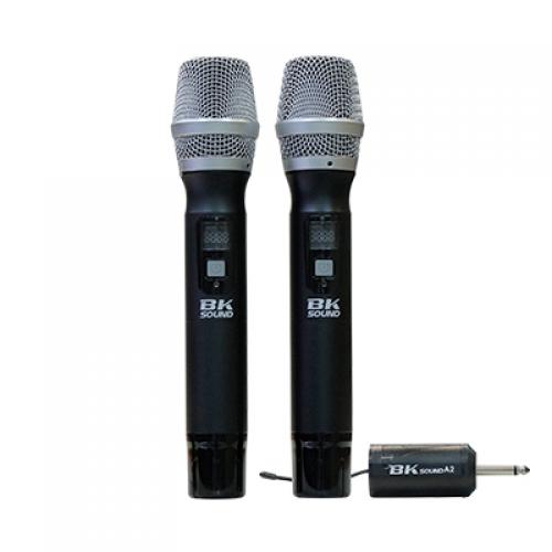 Micro không dây BKSound A2, gồm 1 đầu thu, 2 tay micro không dây (Giá 1 bộ)