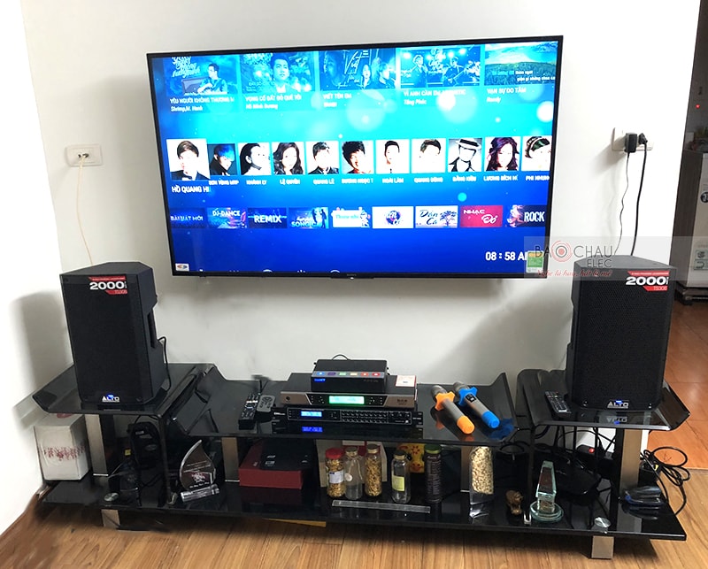 Dàn karaoke alto lắp đặt cho gia đình