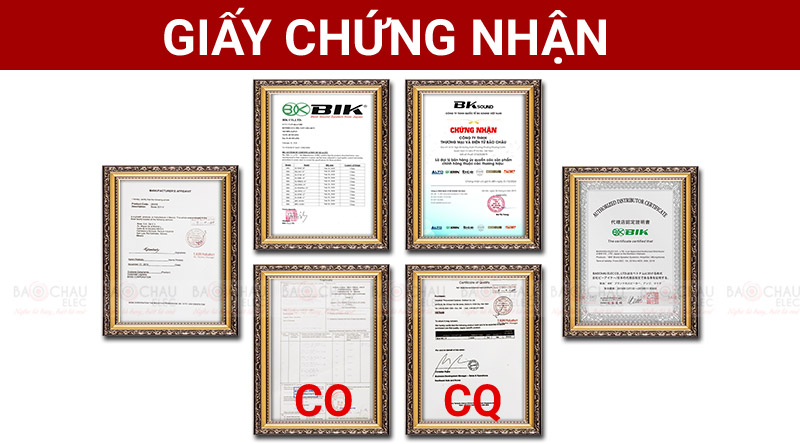 chứng nhận bik