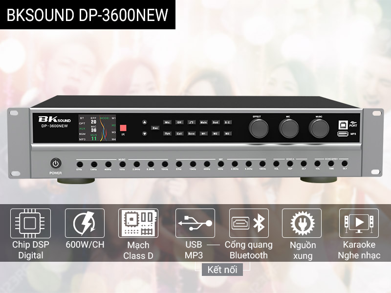 Đặt trước Cục đẩy liền vang BKSound DP3600 New 2023 giảm giá tới 33%