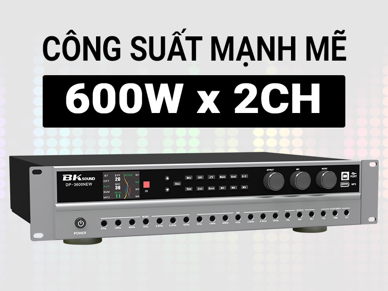 Đặt trước Cục đẩy liền vang BKSound DP3600 New 2023 giảm giá tới 33%