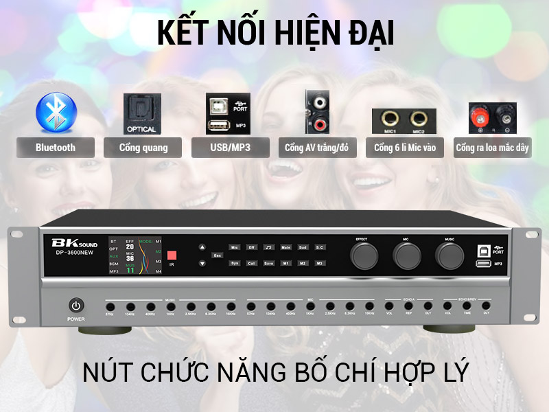 Đặt trước Cục đẩy liền vang BKSound DP3600 New 2023 giảm giá tới 33%