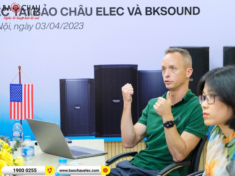 Đón tiếp Giám đốc Alto & Denon Professional khu vực Châu Á Thái Bình Dương Mr. Mark Spies sang thăm và làm việc tại BKSound