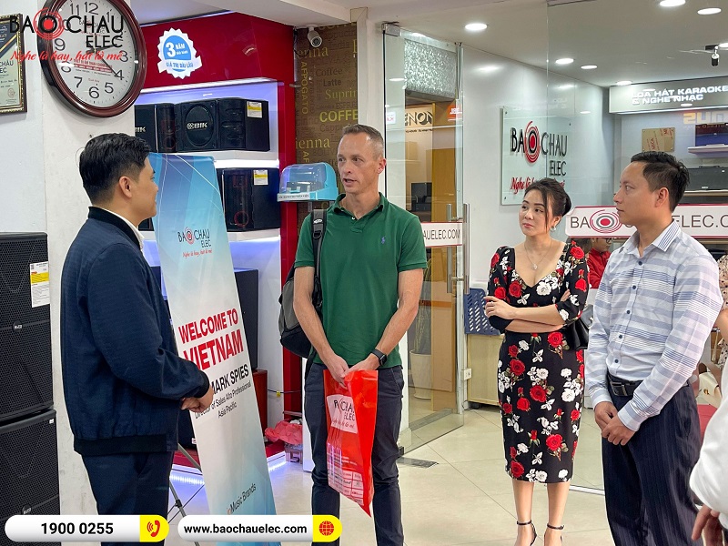 Đón tiếp Giám đốc Alto & Denon Professional khu vực Châu Á Thái Bình Dương Mr. Mark Spies sang thăm và làm việc tại BKSound