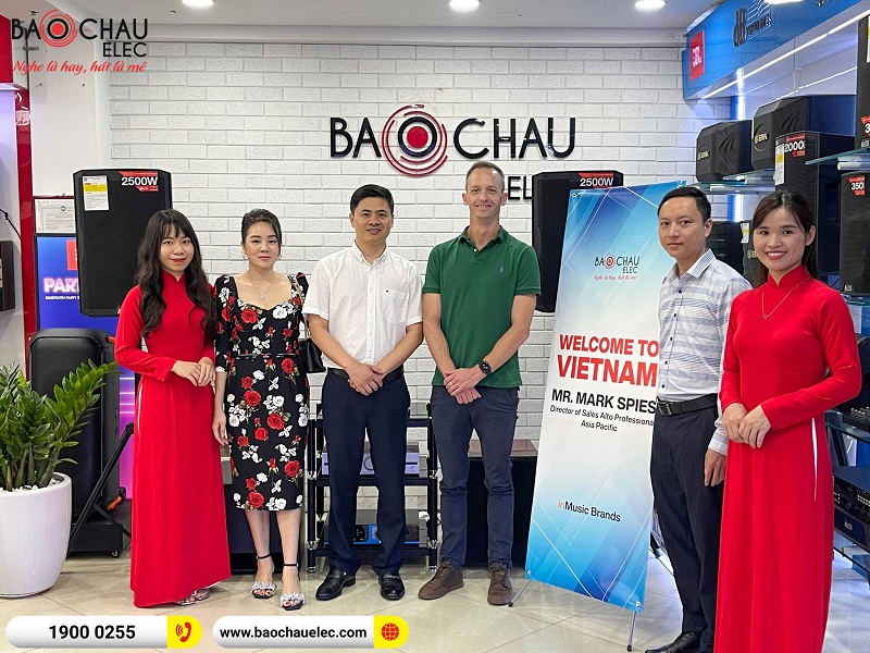 Đón tiếp Giám đốc Alto & Denon Professional khu vực Châu Á Thái Bình Dương Mr. Mark Spies sang thăm và làm việc tại BKSound