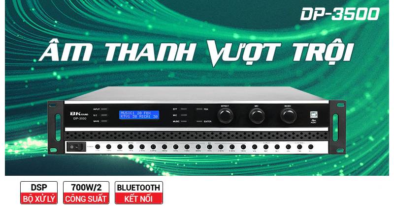 Cục đẩy liền vang BKSound DP3500