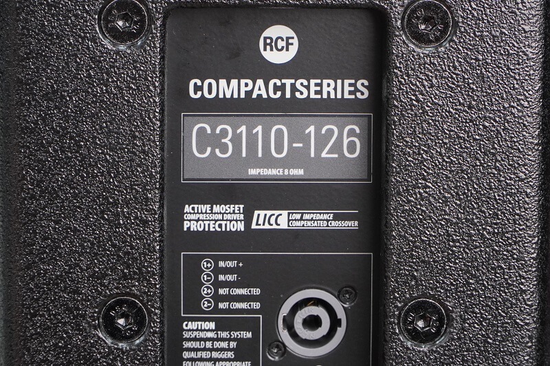 Loa RCF Acustica C 3110-126 (full bass 25, SX: Italy)