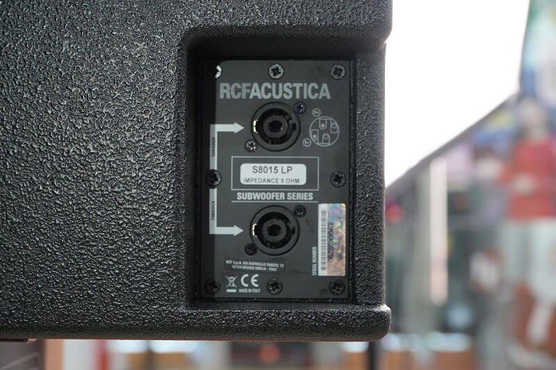 Loa sub hơi RCF Acustica S 8015LP (bass 40, SX: Italy)