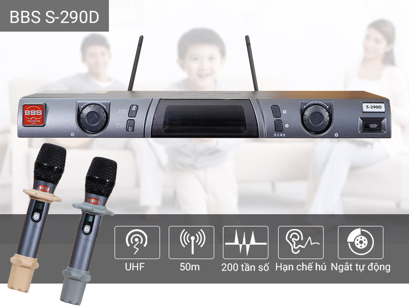 Micro không dây BBS-S290D