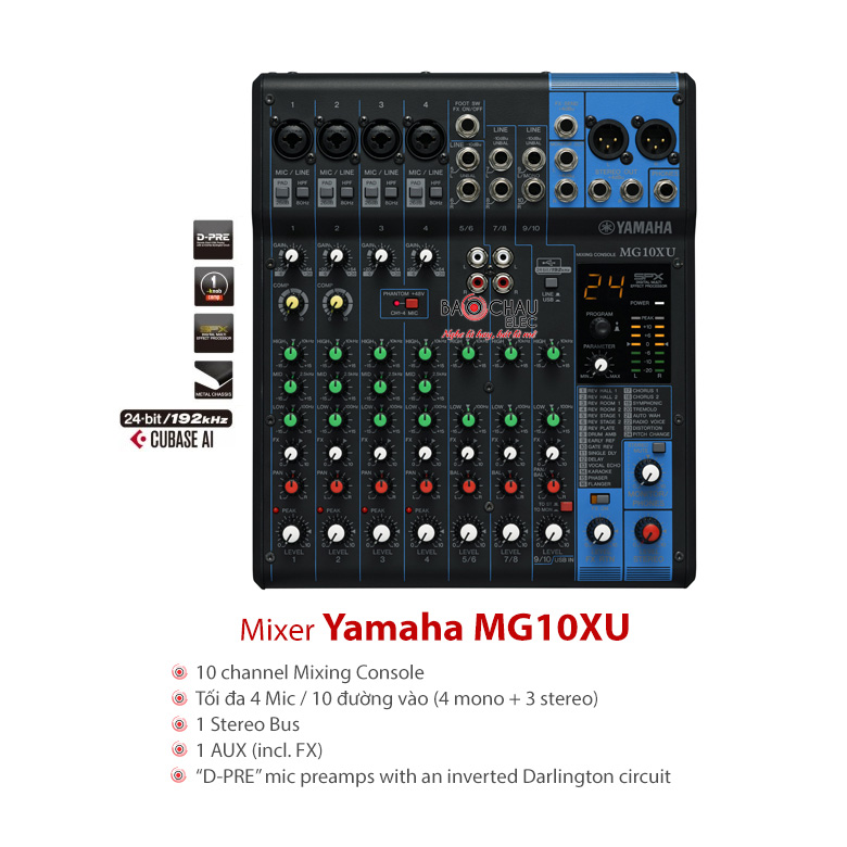 Bàn mixer Yamaha MG10XU
