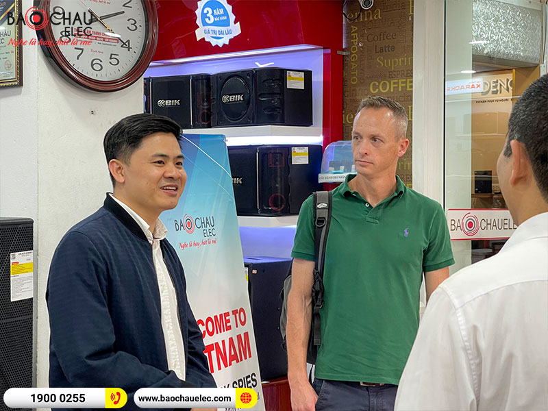 Đón tiếp Giám đốc Alto & Denon Professional khu vực Châu Á Thái Bình Dương Mr. Mark Spies sang thăm và làm việc tại BKSound