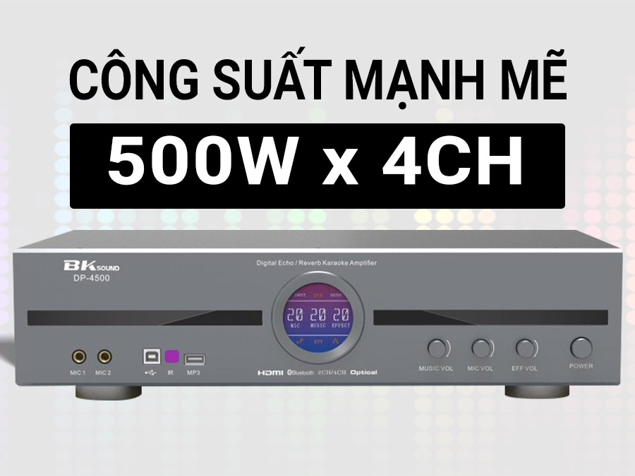Cục đẩy liền vang BKsound DP-4500
