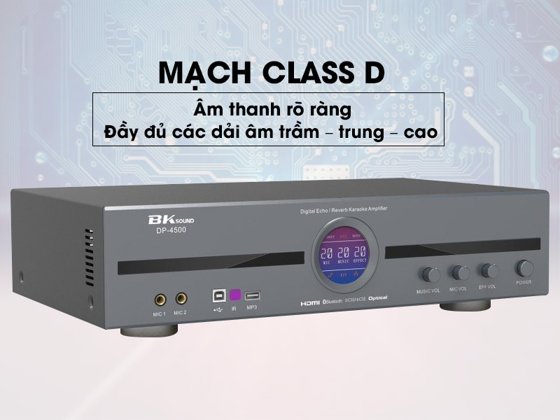 Cục đẩy liền vang BKsound DP-4500