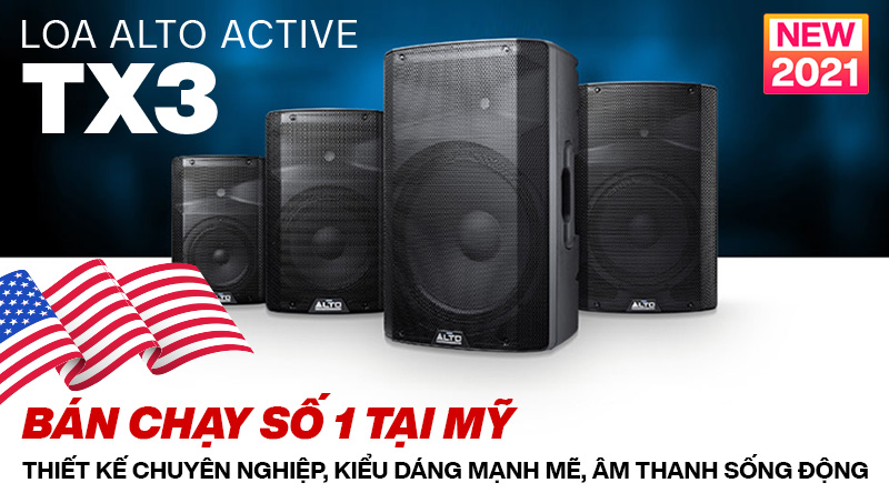 loa active alto tx3 bán chạy số 1 tại mỹ