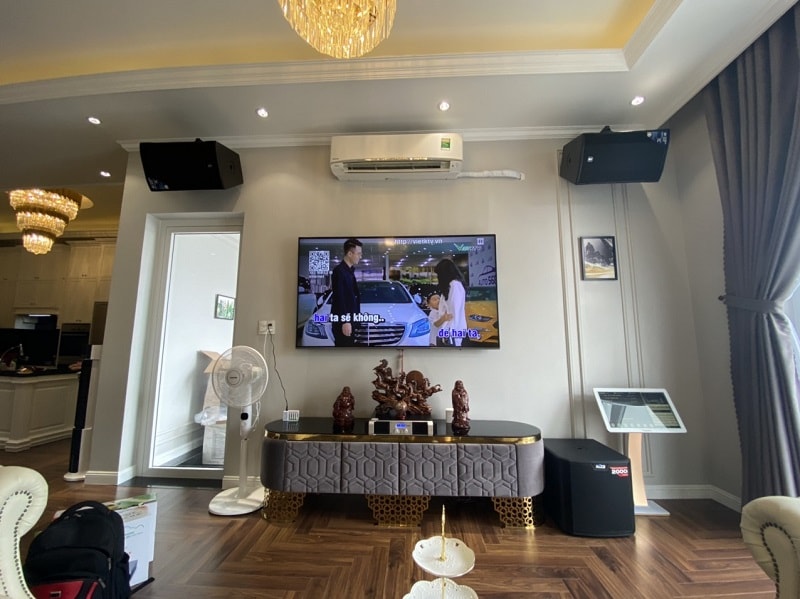 Dàn karaoke gia đình sử dụng loa karaoke RCF